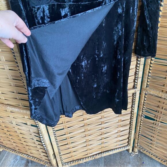 Free People Black Long Sleeve Bodycon Dress - Picture 10 of 12